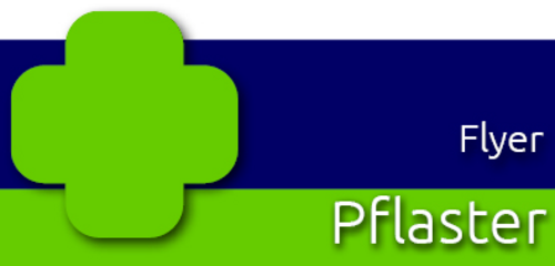 Pflaster-Flyer