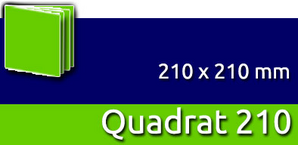 Broschüren mit PUR-Klebebindung | Quadrat 210