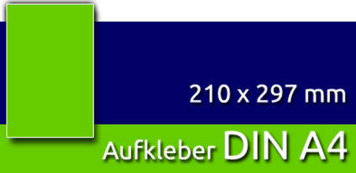 Aufkleber | DIN A4