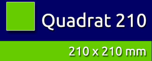 Flyer | Quadrat 210 x 210