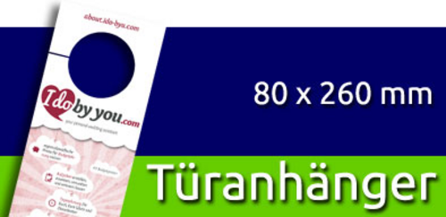 Türanhänger | 80 x 260 mm