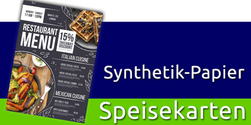 Speisekarten Synthetik-Papier