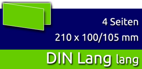 Faltblätter | DIN Lang lang | 4 Seiten