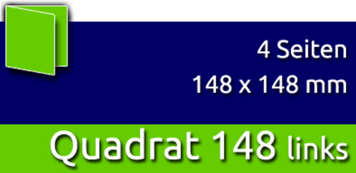Faltblätter | Quadrat 148 links | 4 Seiten