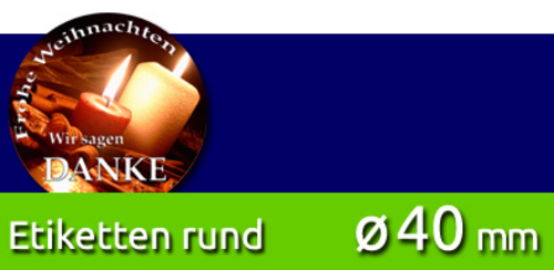 Etiketten rund | ø 40 mm