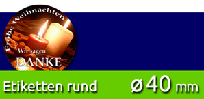 Etiketten rund | ø 40 mm