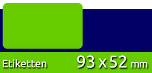 Etiketten | 93 x 52 mm