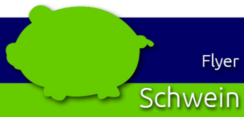 Schweine-Flyer