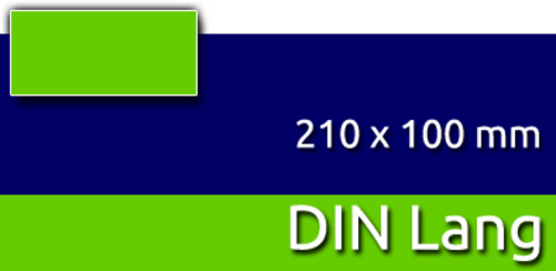 Eintrittskarten | DIN Lang